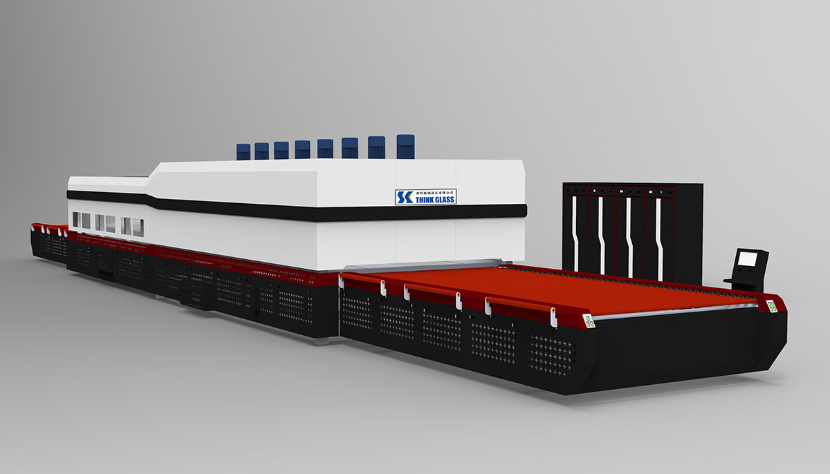 強(qiáng)制對(duì)流加熱水平鋼化爐